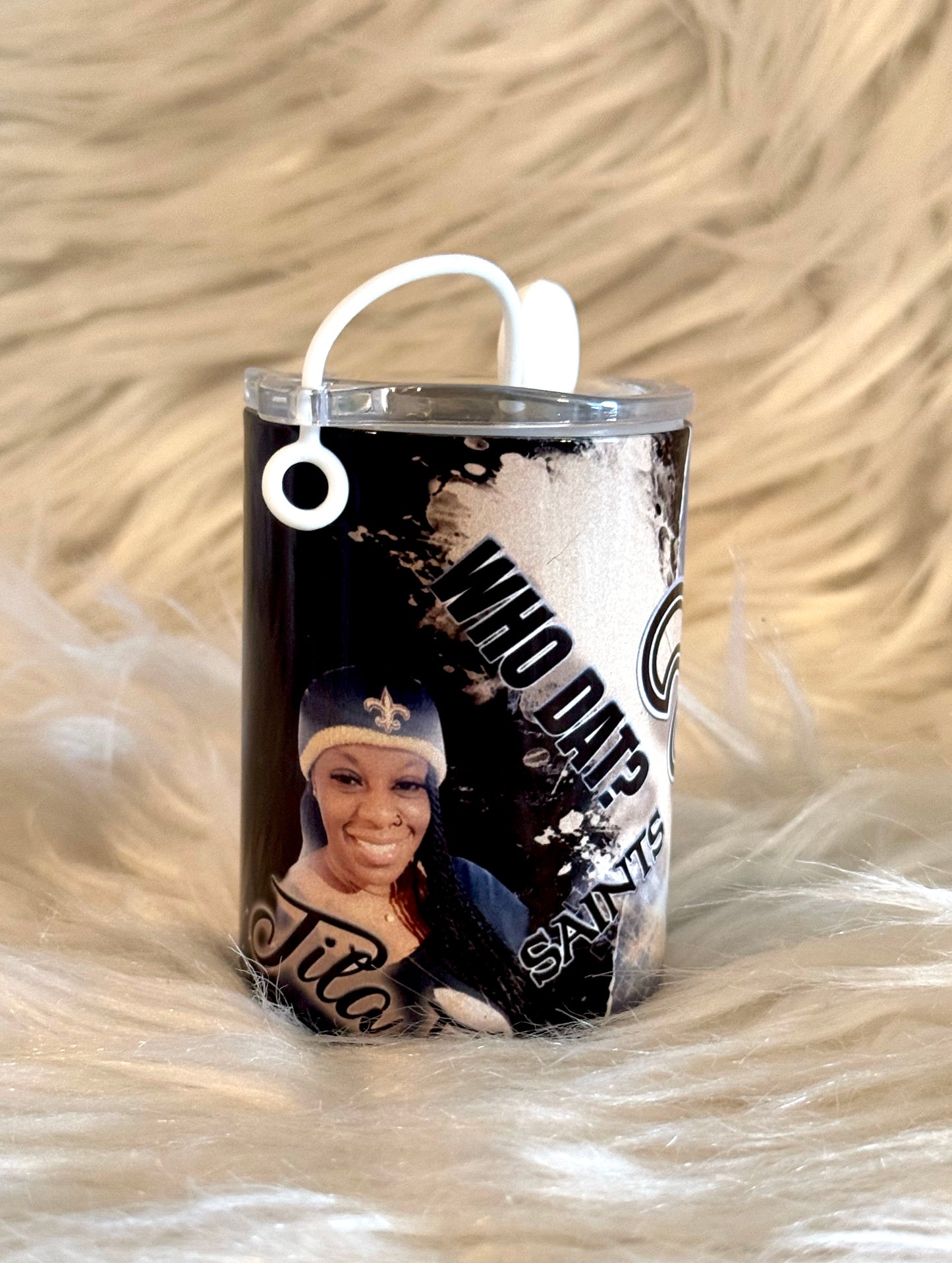Mini tumbler shot keychain 3oz (straight)