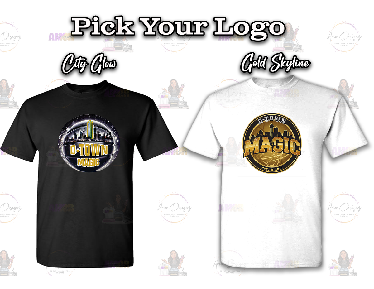 D-Town Magic DTF Polo Shirts (Adult)
