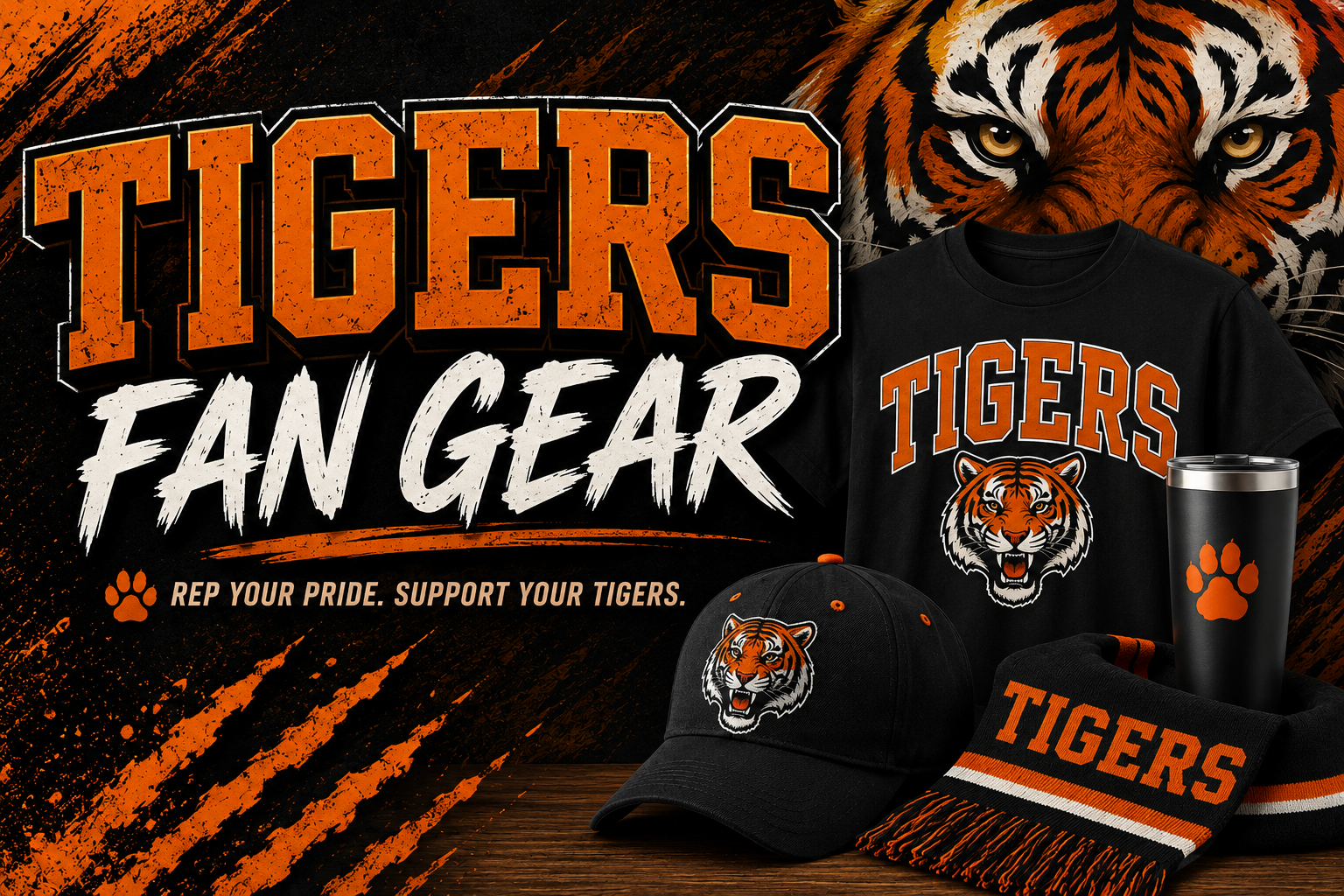Tiger Fan Gear | Custom Tigers Apparel, Accessories & Team Spirit Wear ...