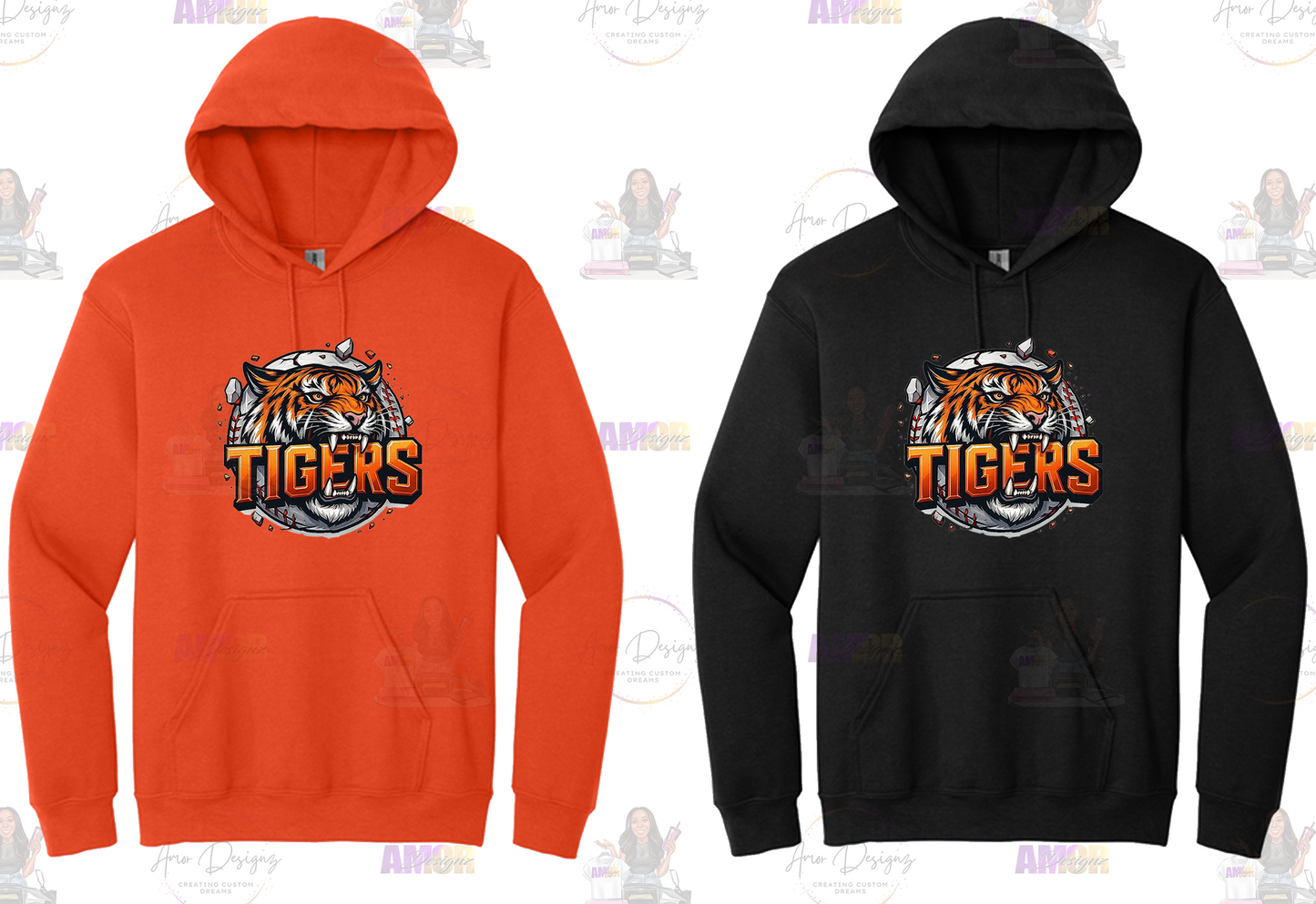 Tigers Baseball Hoodie (Adult)