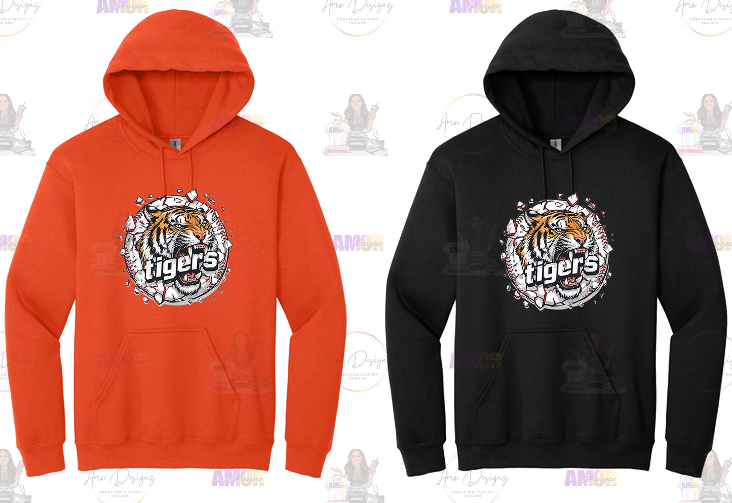 Tigers Baseball Hoodie (Adult)