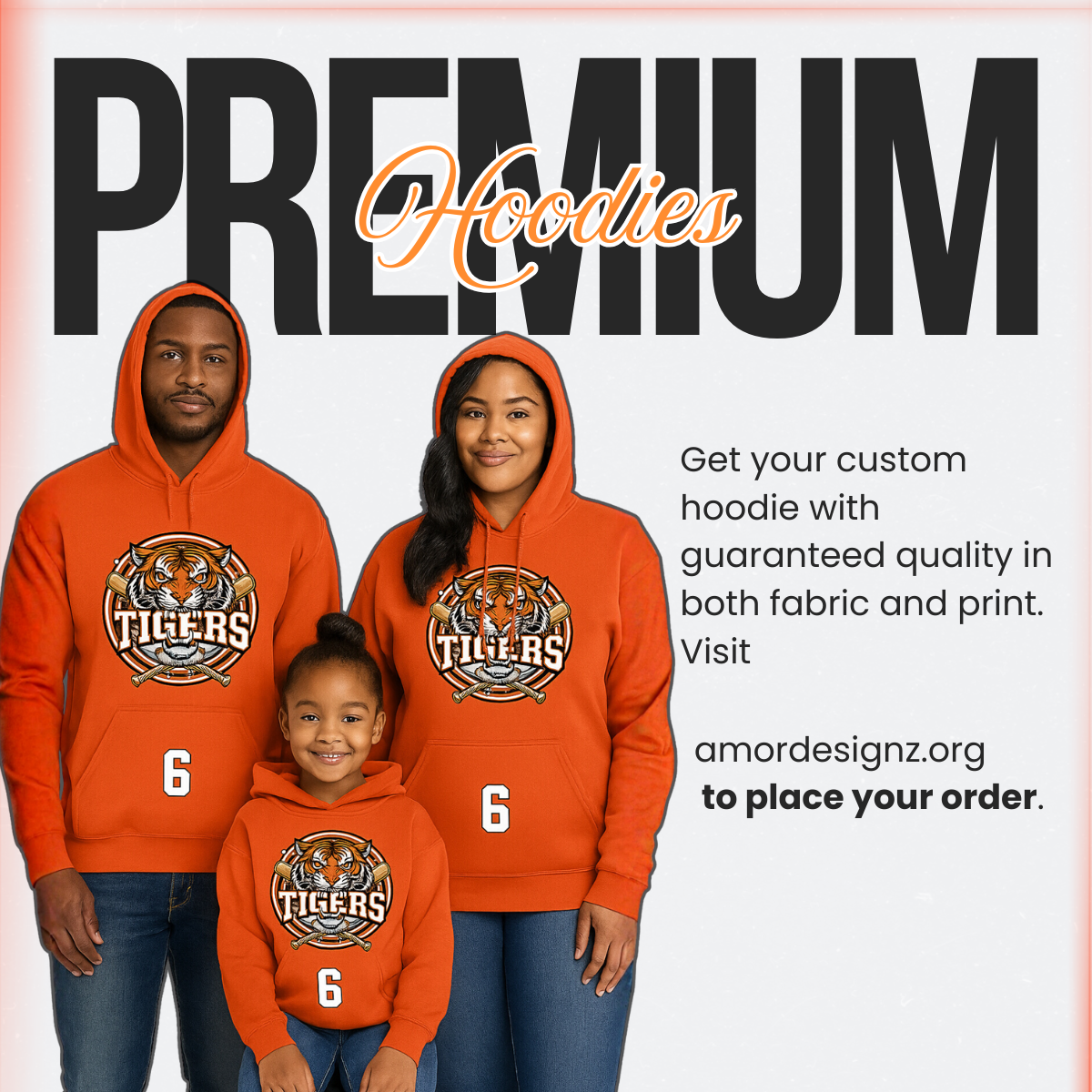 Tigers Baseball Hoodies (Youth)