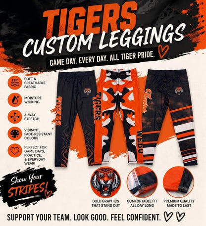 Tigers Custom Leggings (Pre-Order)