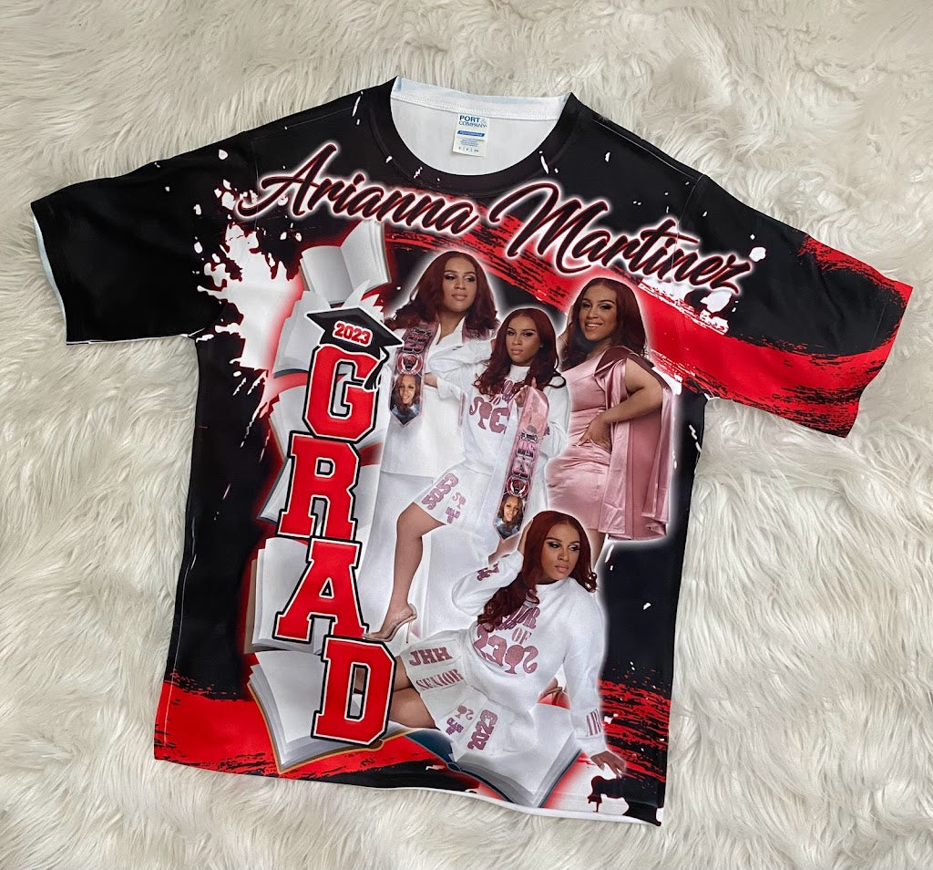 3D Graduation Shirts (All Over Print)