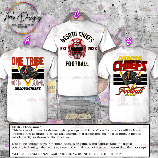 DeSoto Chiefs Team Shirts (Adult)