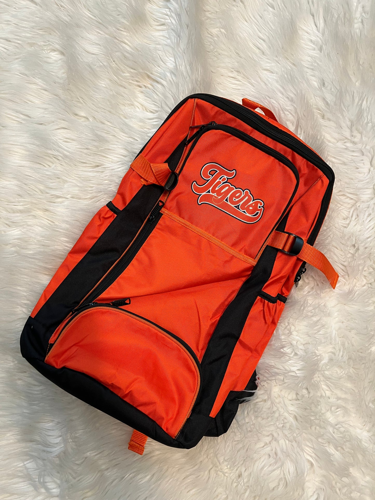 Custom Tigers Baseball Backpack (pre-order)