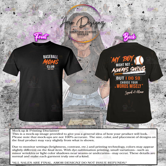 Baseball Moms Shirt