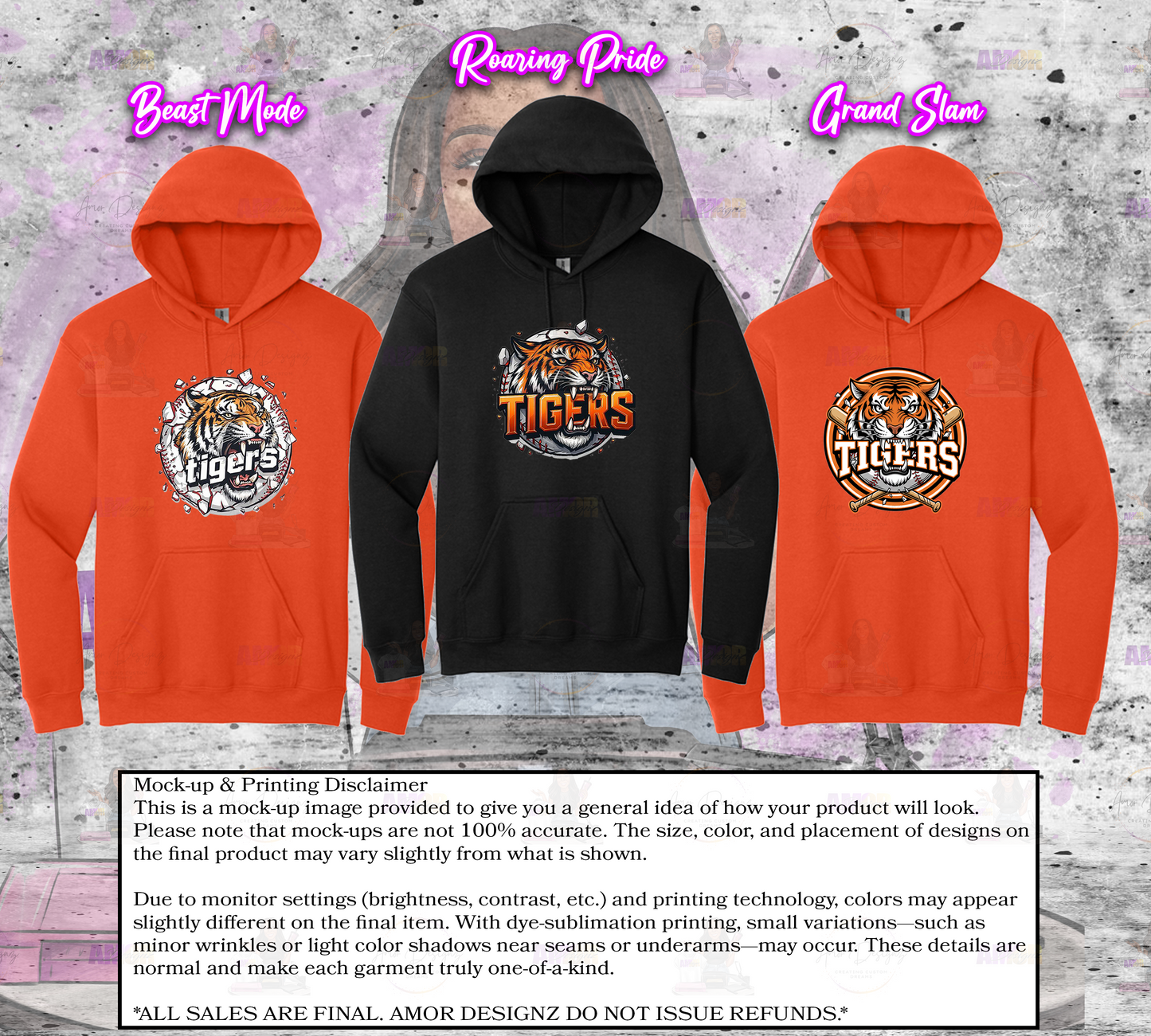 Tigers Baseball Hoodie (Adult)