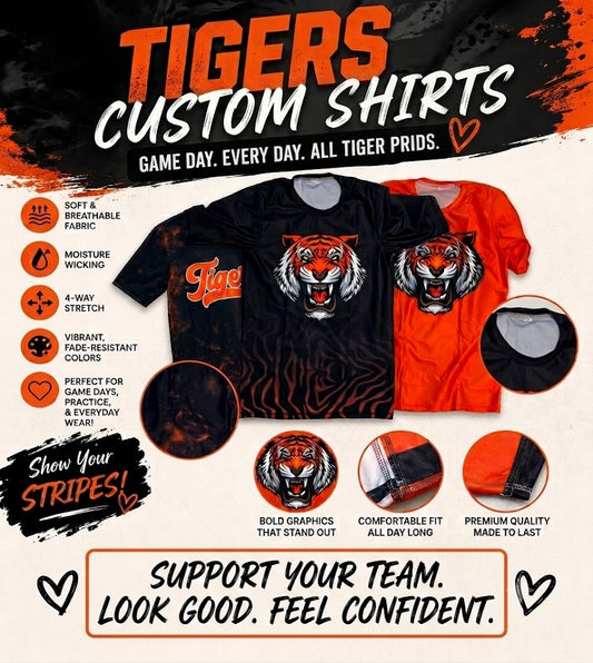 Tigers Custom Shirts (Pre-Order)