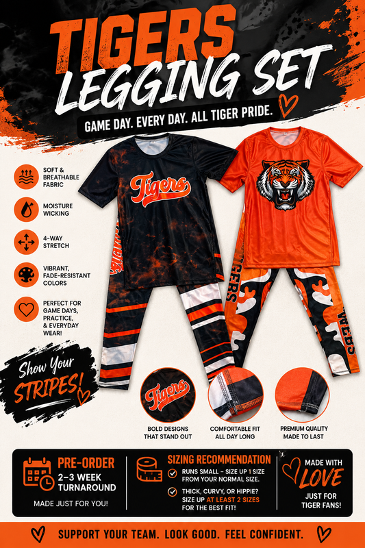 Tigers Custom Legging Set (Pre-Order)