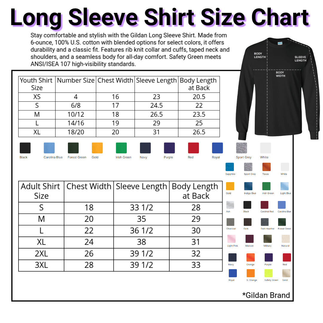 Tigers Baseball Long Sleeve Shirts (Adult)