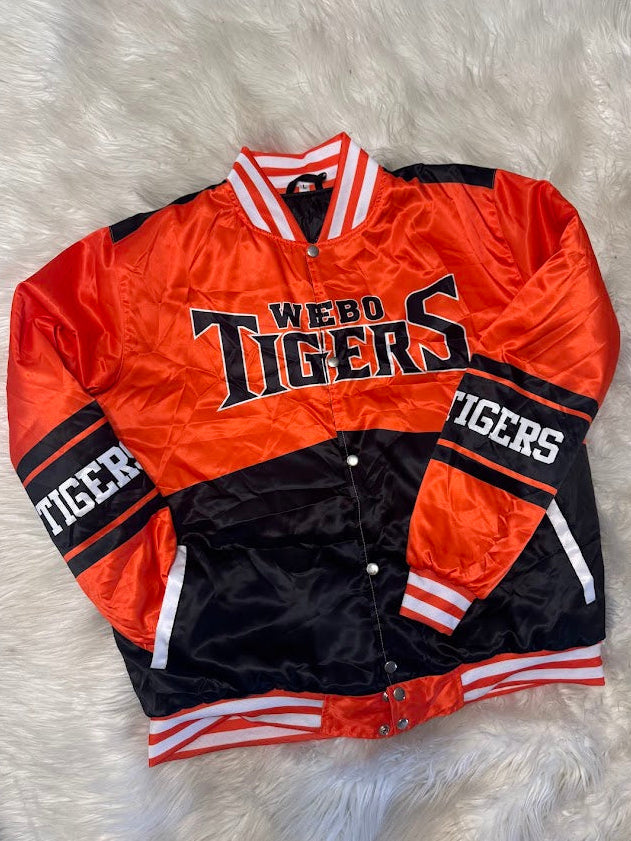 WEBO Tigers Satin Varsity Jacket (pre-order Jacket)