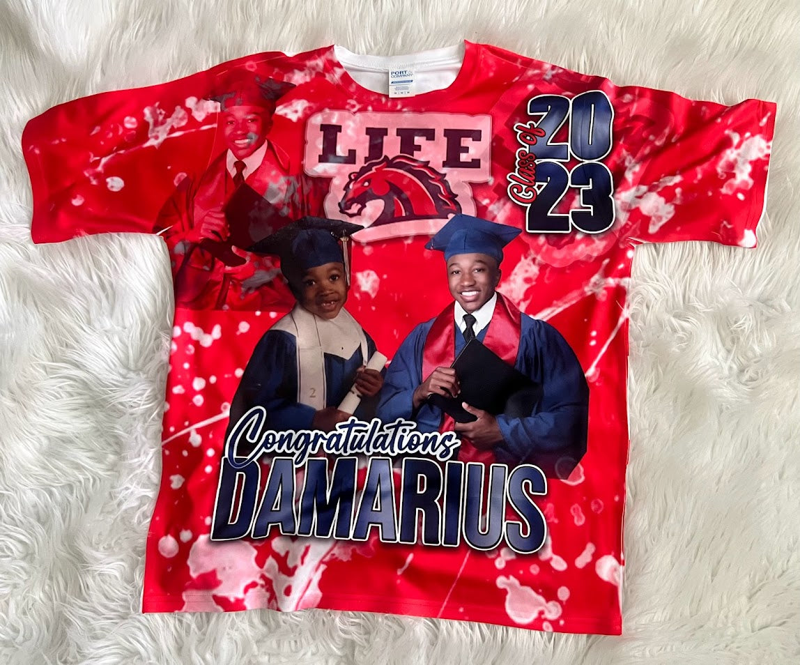 3D Graduation Shirts (All Over Print)